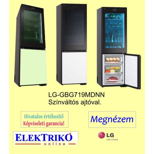 LG GBG719MDNN Hűtőszekrény, hűtőgép 