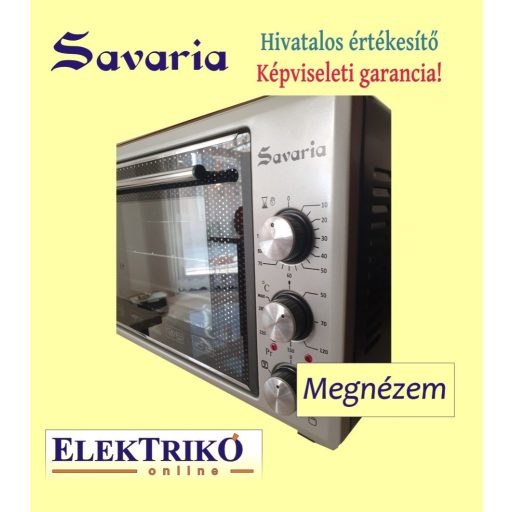  Savaria FMO-SA3630 EXB mini sütő , hőlégkeveréssel , 36 liter űrtartalom