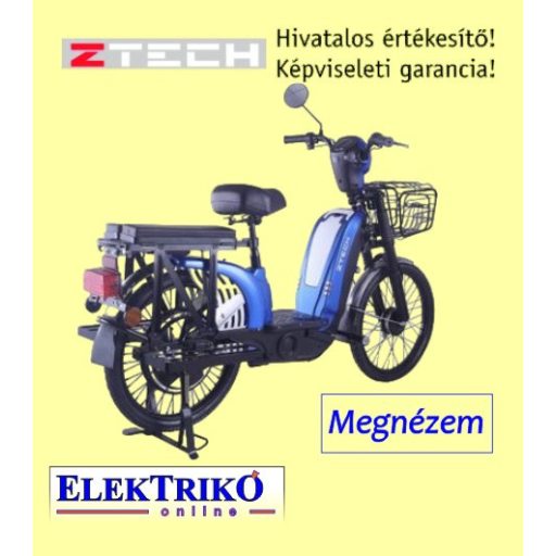    ZT-01 Laser ZTECH elektromos robogó 480W 48V 12Ah KÉK