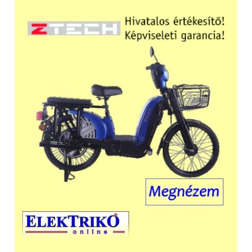    ZT-01 Laser ZTECH elektromos robogó 480W 48V 12Ah KÉK