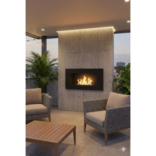 Toldi ZM002 falra szerelhető bioetanol kandalló kerettel