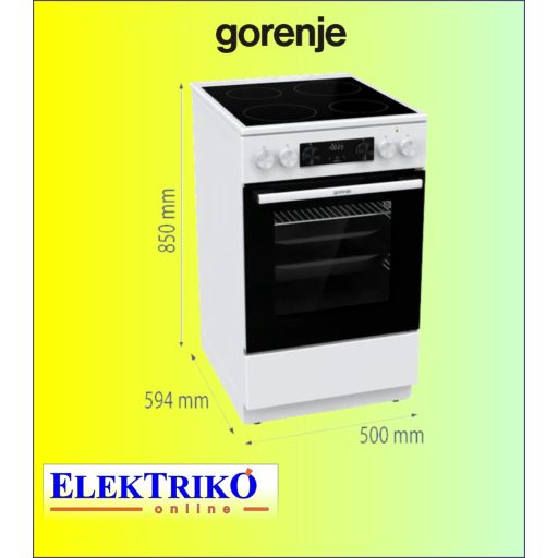GORENJE GEC5C42WG elektromos tűzhely