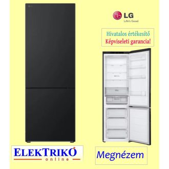 LG GBV22NCCEP  matt éjfekete, alsó fagyasztós hűtő!