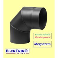 Kandalló könyök 150/90 (d=150 mm , 90 fok) ,vastagfalú