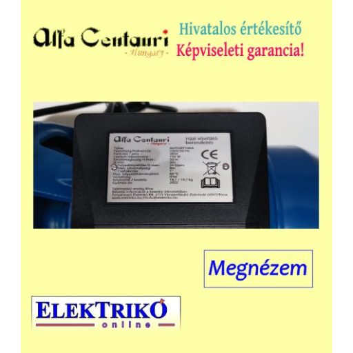 Alfa Centauri AUTOJET100A házi vízellátó