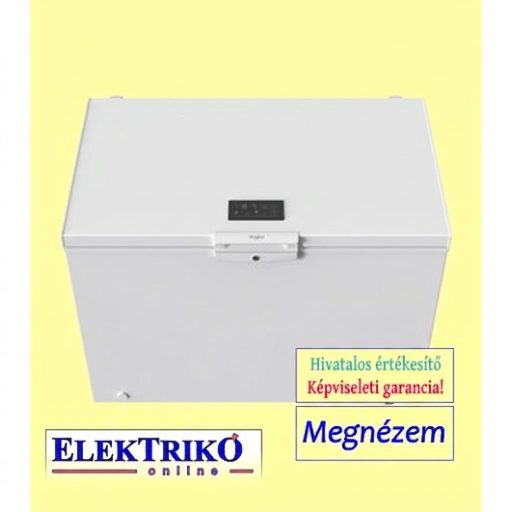 Whirlpool fagyasztóláda W3RHS30EW 308L Űrtartalom