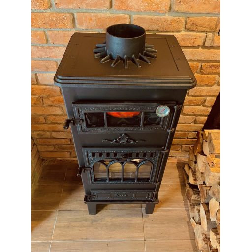 Toldi K18S vízteres kandalló, sütős kivitel