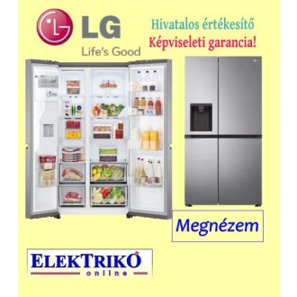    LG GSLV70PZTM Side by Side hűtőszekrény, DoorCooling TM és ThinQ TM technológia, 635L kapacitás