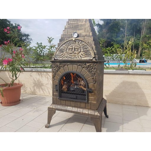 Toldi TCH074 kerti grill - pizzasütő - kemence