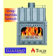   Toldi TB40-2015 beépíthető vízteres kandalló kazán szimpla ajtóval