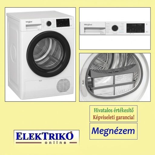 Whirlpool WPSC7XWBSEE keskeny hőszivattyús szárítógép (7 kg)